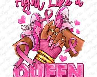 Survivor Queen Brustkrebs Afro-Mädchen Turnschuhe png, Brustkrebs png, Krebs png, Sneaker Leben png, schwarze Frau png, Designs herunterladen