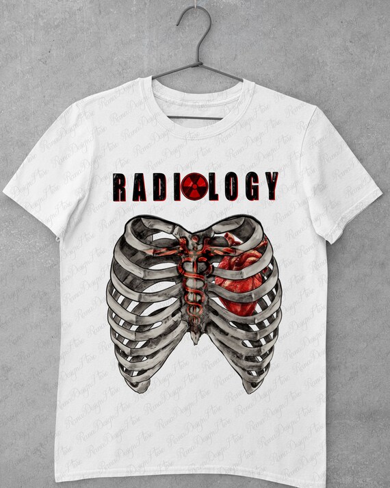 Radiology Tech Love T Shirt, X-Ray Technologist Rib Cage Radiology Tech Love T Shirt, X-Ray Technologist Rib Cage