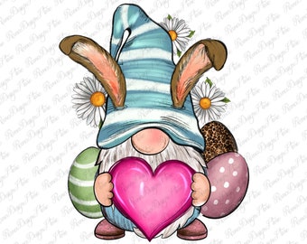 Easter gnome png sublimation design download, Happy Easter png, gnome png design, Easter Day png, sublimate download