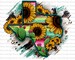 Serape Texas Sunflower Flag, Texas , Sunflower, Western Cactus, Serape Pattern, Western Digital Download, Png Sublimation, Instant Download 