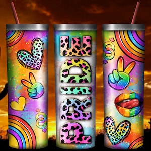 Pride LGBTQ+ 20 oz skinny tumbler png sublimation design download, tumbler wrap png, 20 oz tumbler designs, pride tumbler png download