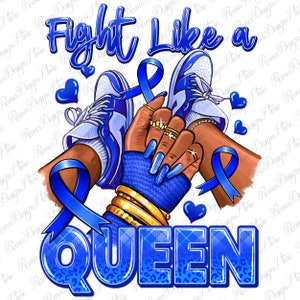 Navy blue ribbon Colon Cancer afro girl sneakers png, Colon Cancer png, Cancer Awarenesss png, sneaker life png, sublimate designs download