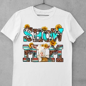 Show Mom Goat png sublimation design download, Mother's Day png, Goat png, cute Goat png, Mom love png, sublimate designs download image 2