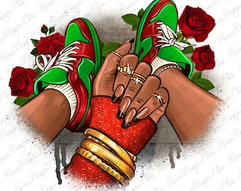 Latina Mexican sneakers png sublimation design download,sneaker life png, black woman png, sneaker girl png, sublimate download