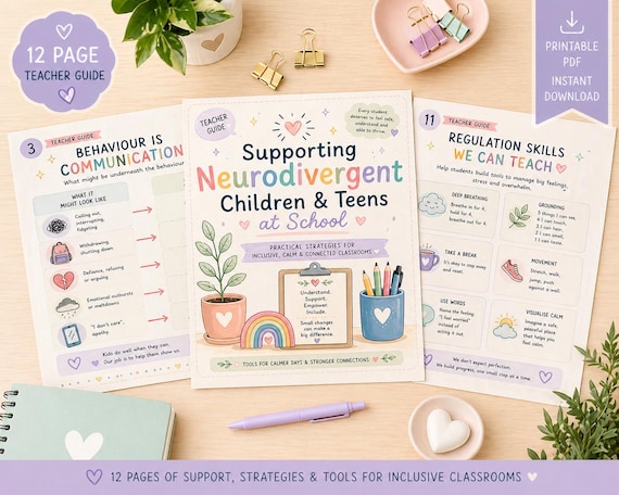 Neurodivergent Children School Strategies | Teacher Guide (PDF Download)