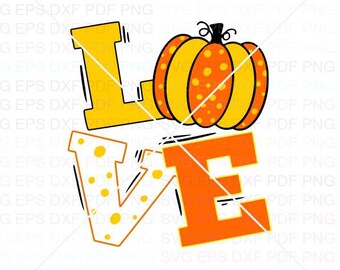 Download Pumpkin Love Svg Etsy