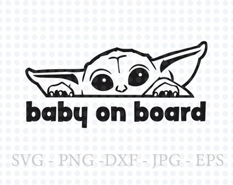 Download Yoda Baby On Board Etsy