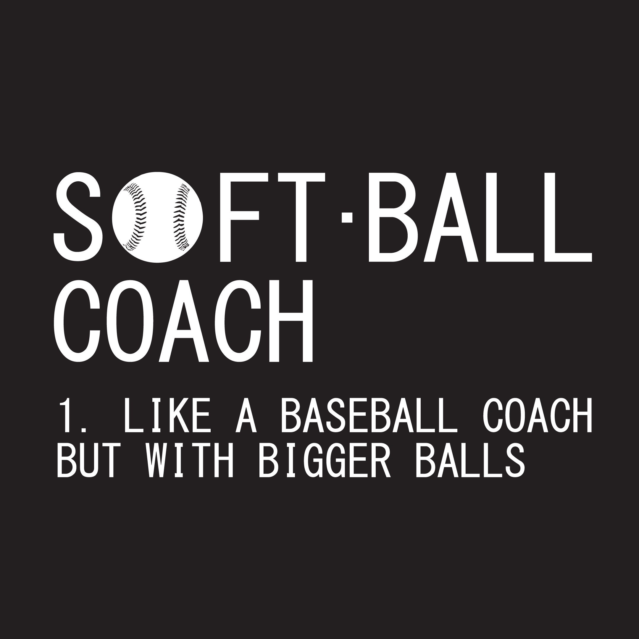 Softball Coach Definition Etsy