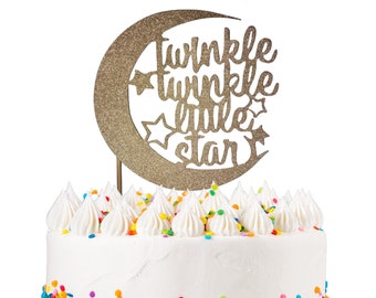 Twinkle Twinkle Little Star Cake Topper, Twinkle Twinkle Little Star Cake Topper, Cake Topper, Twinkle Twinkle Little Star Cake Sign