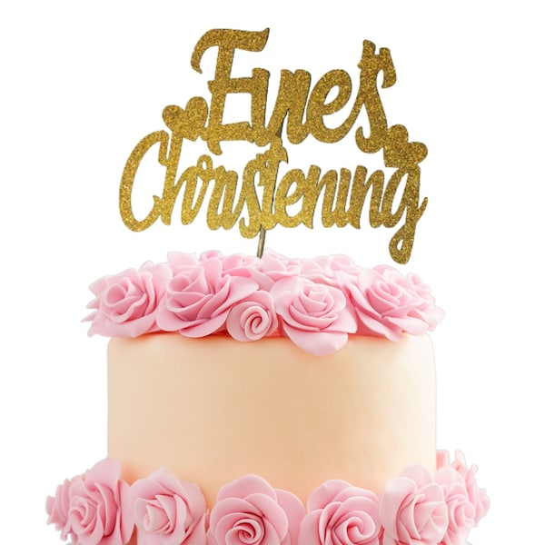 Personalisierter Cake Topper Taufe, Tortenstecker Namen Deko, Tortenstecker Taufe Geburtstag, Tortenstecker Namen, Deko Torte Deko