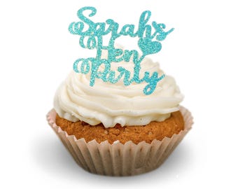 Personalised Hen Party Cupcake Toppers, Bridal Party Decorations, Custom Cupcake Toppers, Hen Night Decor, Custom Cupcake Toppers