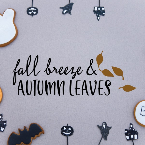 Fall Breeze and Autumn Leaves svg ~ Fall svg ~ Fall time svg ~ Autumn Leaves svg ~Fall Breeze svg ~Silhouette ~Cricut ~png ~instant download