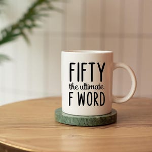 Fifty the ultimative f Wort svg ~ lustige Erwachsene svg ~ 50.Geburtstags svg ~ Fifty Birthday SVG ~ Fifty svg ~ Silhouette ~ Cricut ~ png ~ sofort Download