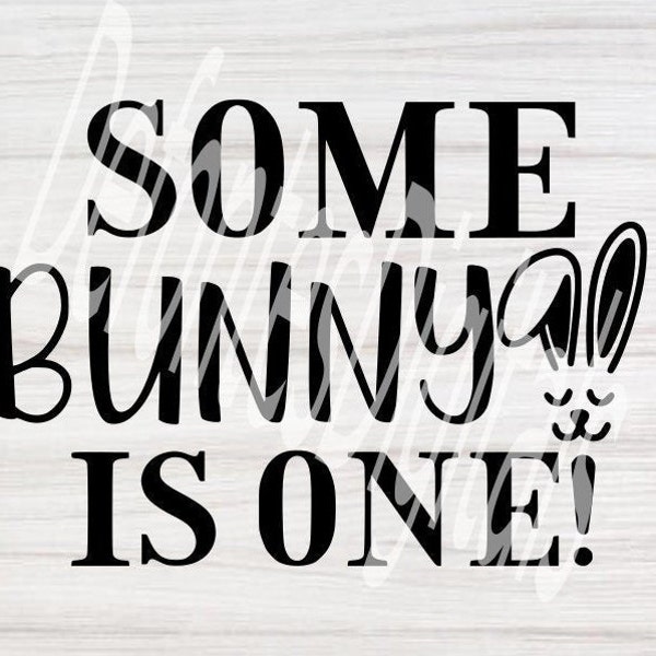 Some Bunny is One - Etsy