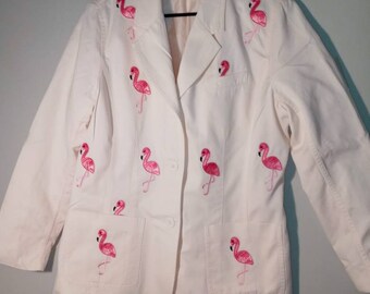 pink flamingo jacket