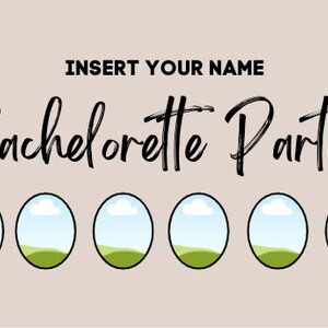 16 Page Bachelorette Party Itinerary Template Bachelorette Planner Bundle w/ Budget Breakdown, Guest List, Itinerary Digital Download image 6