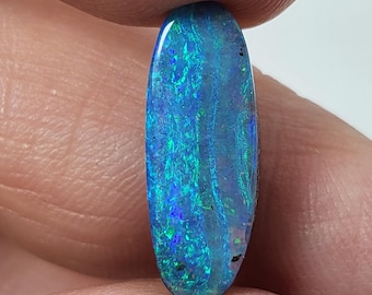 5ct. Boulder opal. Natural opal.  Australian opal. 20x7mm.