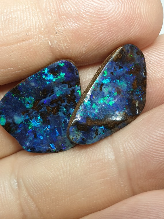 25ct Boulder Opal. Naturlicher Opal. Australischer Opal. 2 Opale. Etsy