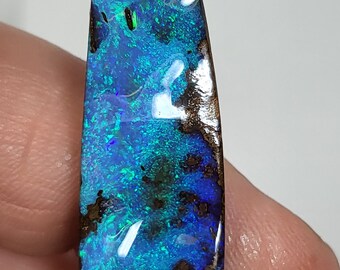 21.30ct. Boulder Opal. Natürlicher Opal. Australischer Opal. 40x13mm.