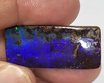 35ct. Boulder opal. Natural opal. Australian opal. 34x16mm.