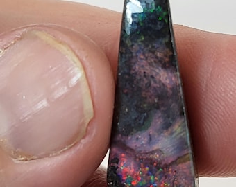 20ct. Boulder opal. Natural opal. Australian opal. 34x11mm.