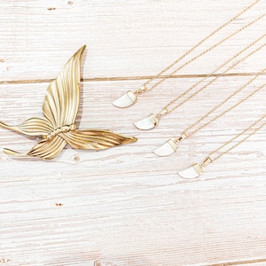 Natural Necklace 18K real gold plated | Genuine Pearl