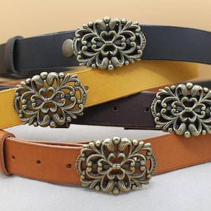 women&#39;s leather belt