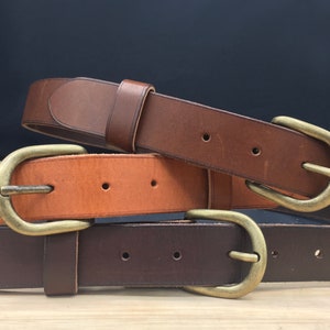 leather belt for men and women image 1