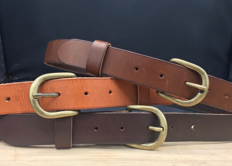 leather belt for men and women image 1