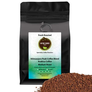 Kilimanjaro Peak Coffee Blend | Organic | Medium Roast | Fresh Roasted