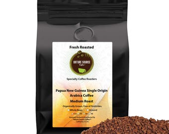 Papua New Guinea Single Origin Coffee | Organic | Medium Roast | California Fresh Roasted