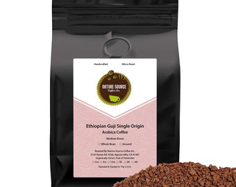 Guji Ethiopia Single Origin Coffee | Organic | California Fresh Roasted