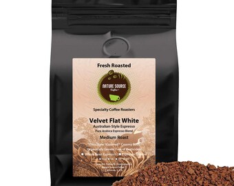 Velvet Flat White – Australian-Style Espresso | Pure Arabica Espresso Blend  | Medium Roast