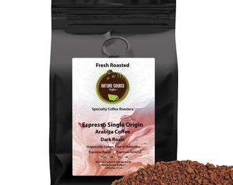 Espresso Coffee | Single Origin | Organic | Dark Roast | Fresh Roasted