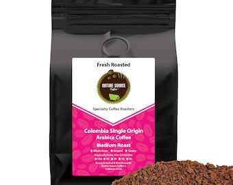 Colombia Single Origin Coffee | Organic | Medium Roast | Fresh Roasted