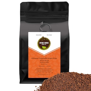 Yirgacheffe Ethiopia Single Origin Coffee | African Mirage | Organic | Medium Roast | California Fresh Roasted