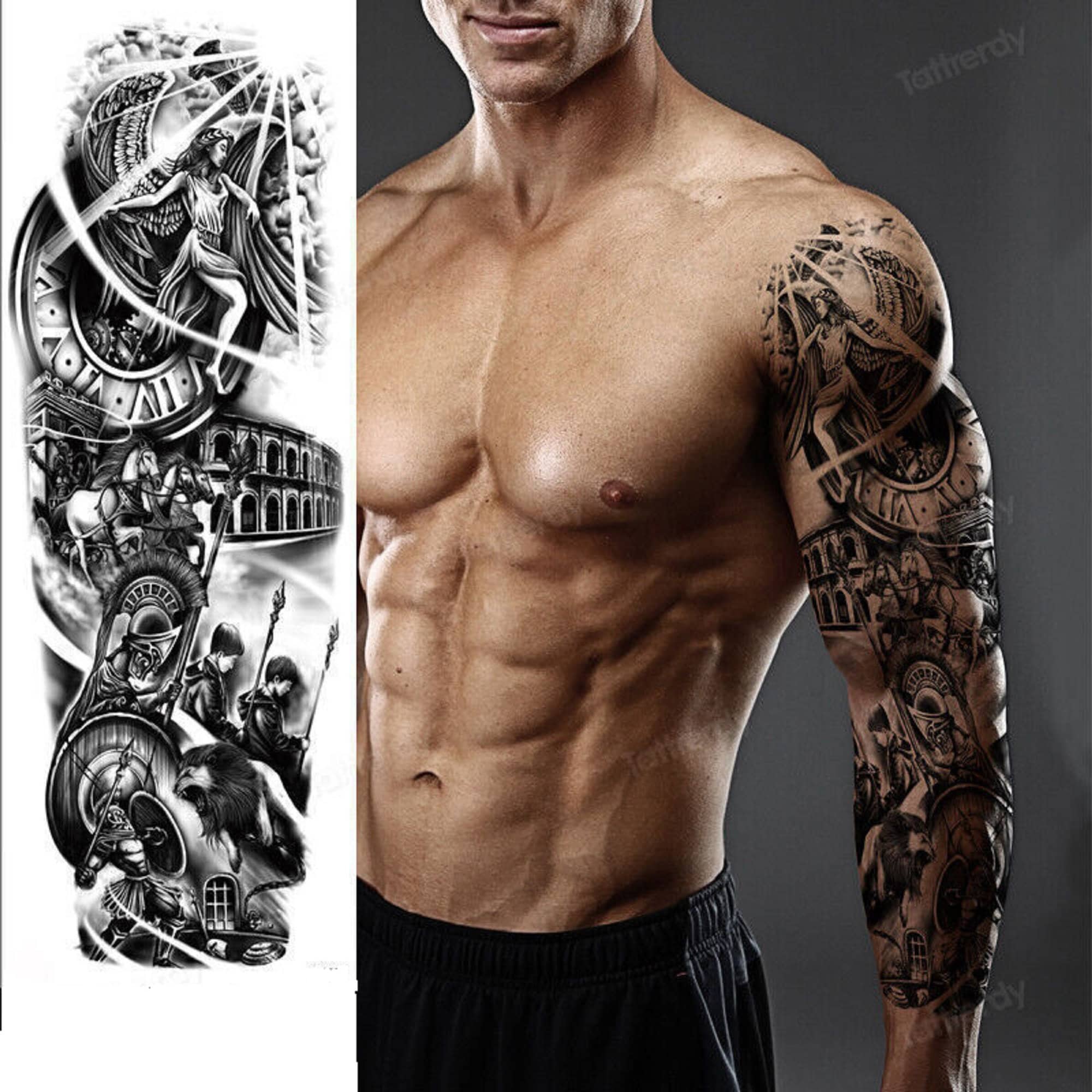 Full Sleeve Temporary Tattoos Waterproof Fake Temporary Tattoo - Etsy  Australia