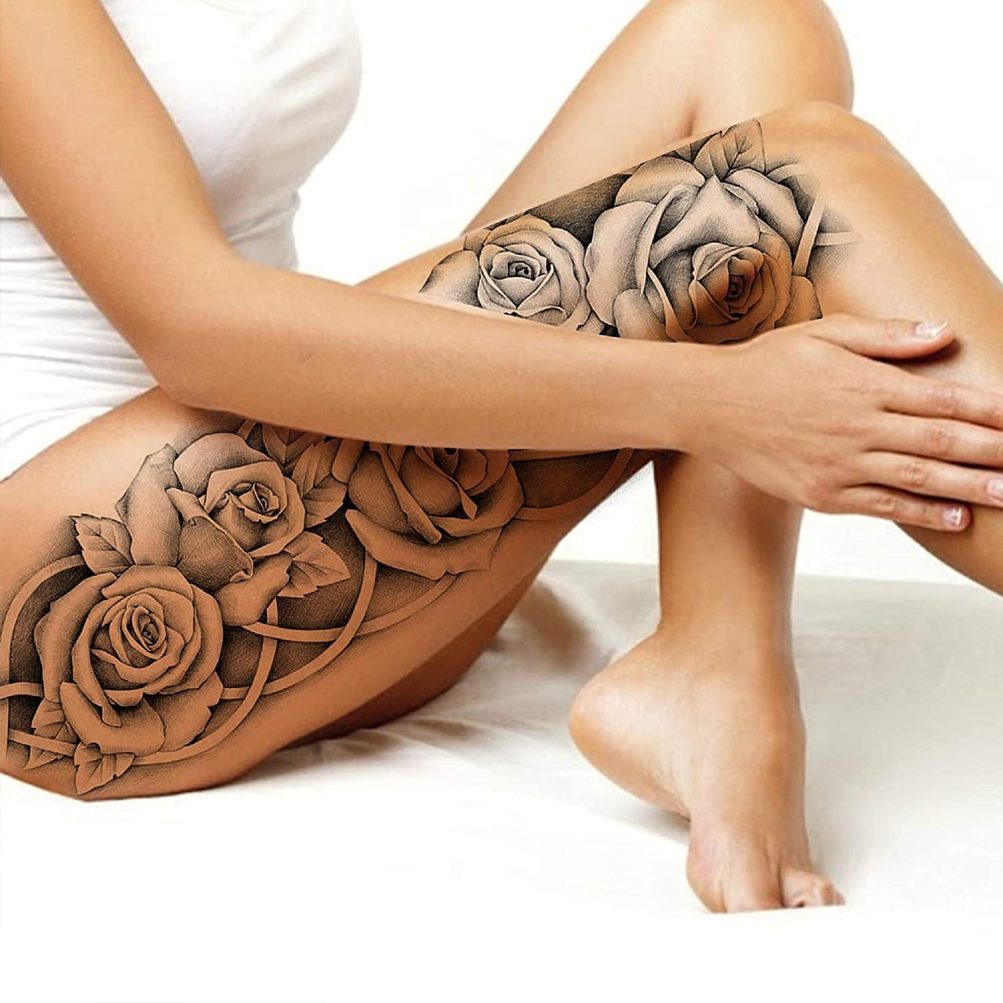 Thigh Tattoo - Etsy Thigh Tattoo - Etsy