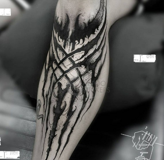 Share more than 68 gothic arm tattoos best - in.cdgdbentre