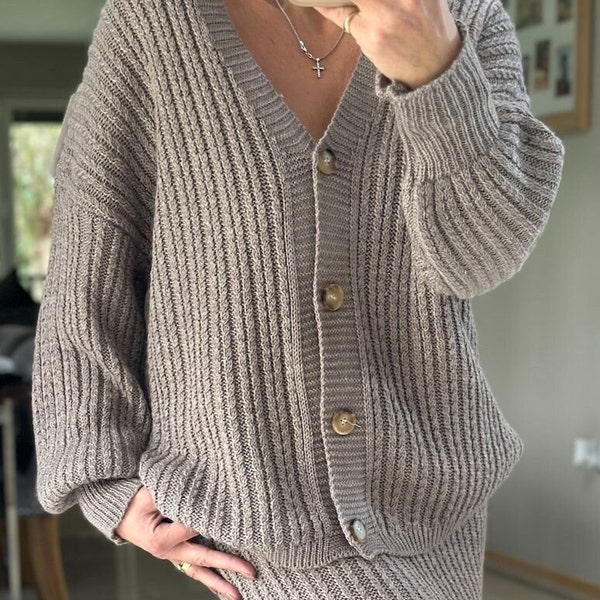 Knitted Co Ord Set Etsy