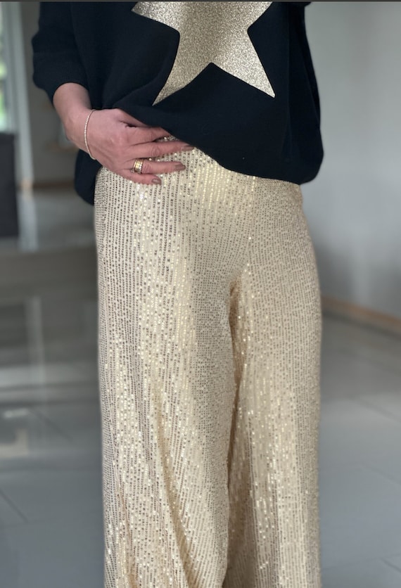 Glitter trouser deals