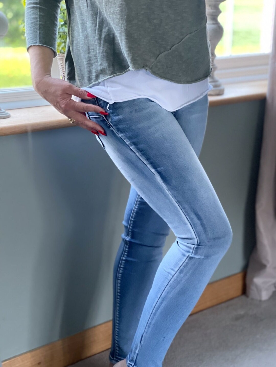 Made in Italy Toxik 3 Light Denim Jeans Super Stretch Etsy Hong
