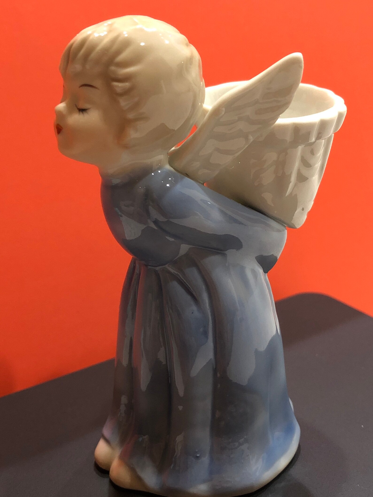 Kissing Angel Figurine Etsy