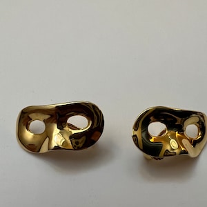 Vintage Stamped Kenneth Lane Maskenohrringe