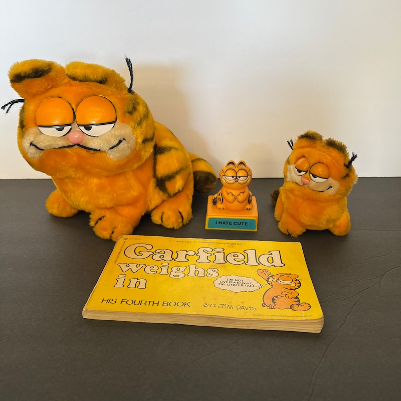 Vintage Garfield Stuffed - Etsy