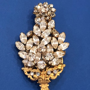 Vintage Signed Miriam Haskell Tree Brooch