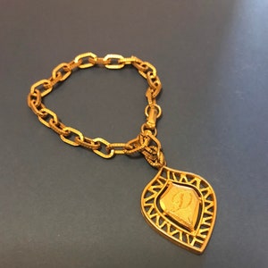 Vintage Sara Coventry D initial bracelet