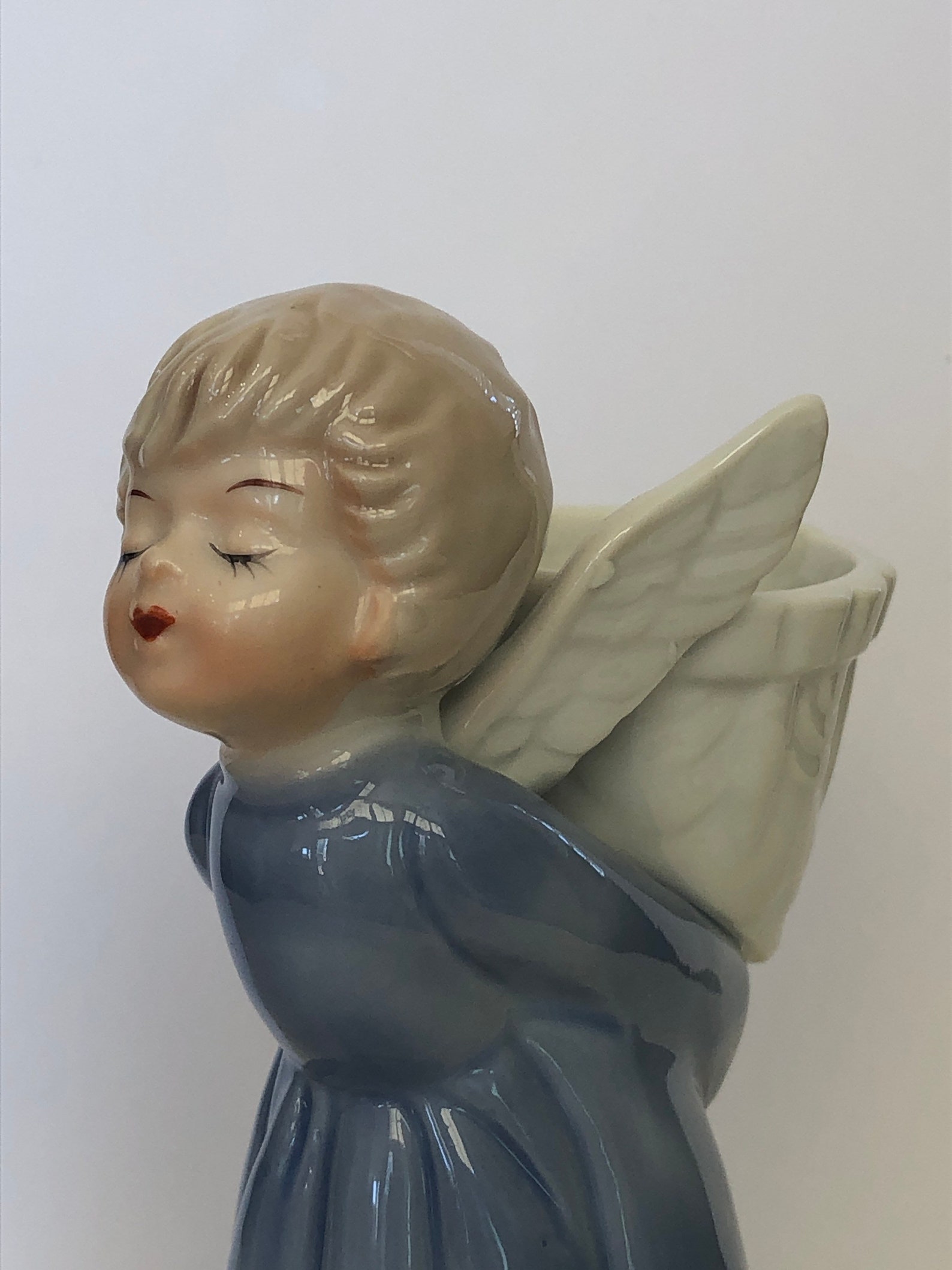 Kissing Angel Figurine Etsy