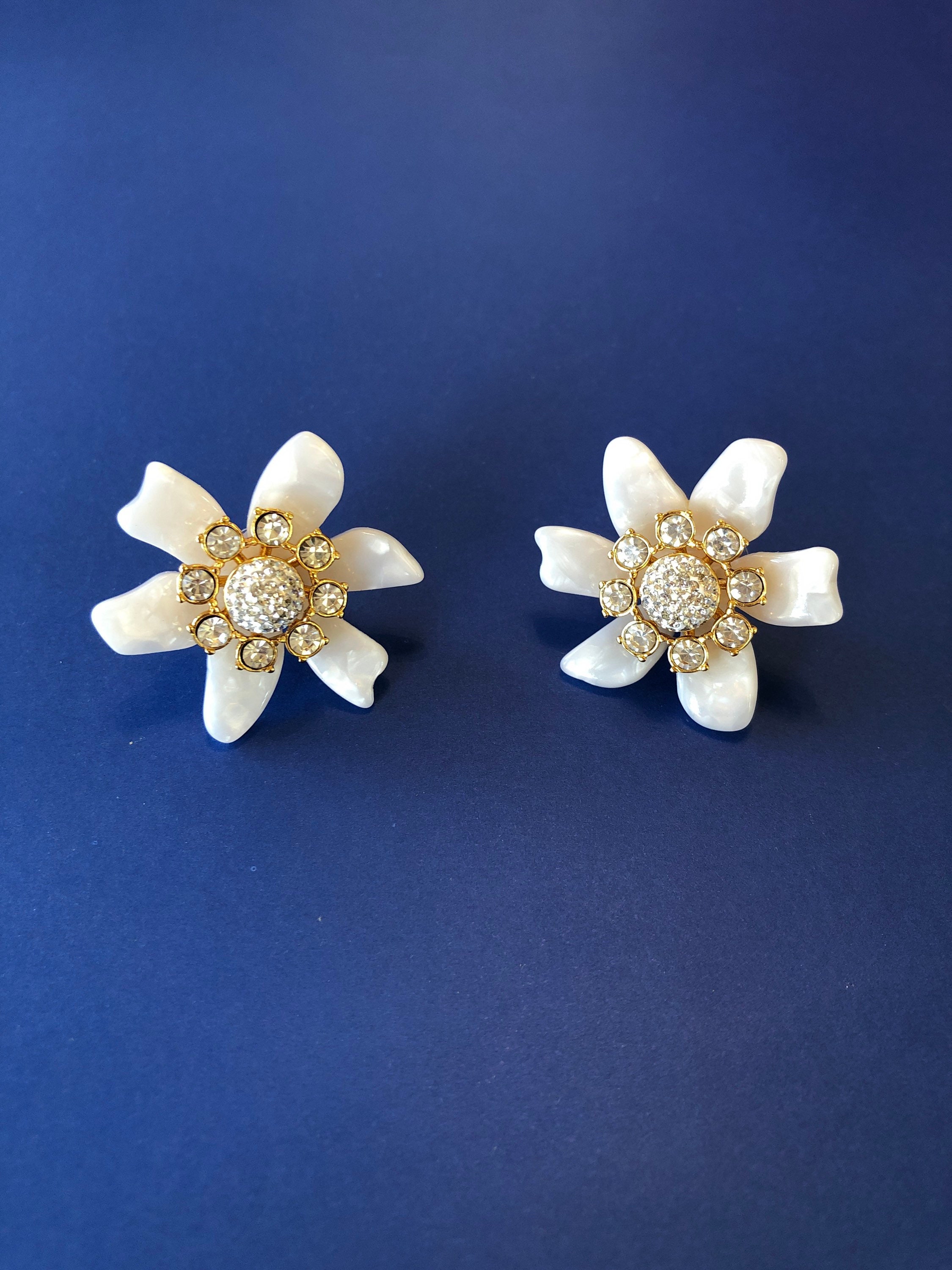 Lele sadoughi flower earrings sale