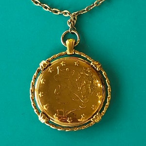 Park Lane Patriotic Coin Style Necklace